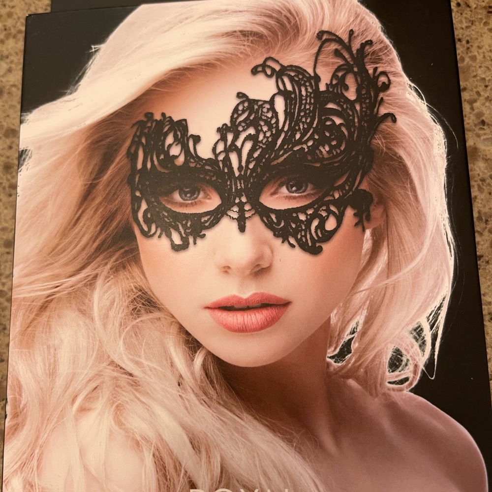 Royal Black Lace Mask for Party
